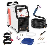 Bianco Saldatrice alluminio - TIG CA/CC e MMA - 200A - 230V - Impulsi - IGBT 2T/4T - Alta frequenza - Hot-Start - Digitale - 10 programmi