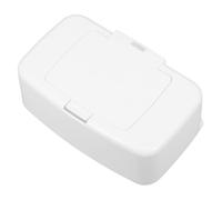 Bianco Scatola Dispenser Salviette Portatile in PP per Casa | Ricaricabile e Facile da Pulire, Base Antiscivolo, per Stanza del Ragazzo Ragazza e Tavolo