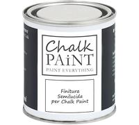 bianco Shabby Finitura Protettiva Trasparente Semi Lucida per Chalk Paint 250ml - Antigraffio e Idrorepellente per Mobili, Legno, Arredo e Pareti- Chalk Paint Everything