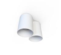 Bianco Spot a Incasso 2x GU10 H:13cm Piccolo Soggiorno Corridoio Luce Soffitto
