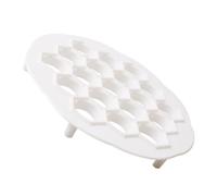 Bianco Stampo per Ravioli e Dumpling a 19 Fori in ABS | Pelmeni e Ravioli, Crea Forme Uniformi in Meno Tempo, Pratico per Casa e Ristorazione