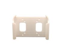 (bianco) Supporto a parete per Apple Mac Mini 2012-2020, cover posteriore, staffa inferiore per scrivania,