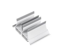 (Bianco) Supporto universale verticale per laptop, doppio supporto antiscivolo in silicone