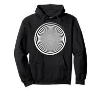 Bianco Swirl Auto-ipnosi Ipnotico Trance Musica Trippy Swirl Felpa con Cappuccio