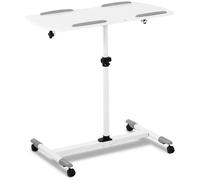 Bianco Tavolo per pc portatile - 43 x 91 cm - Altezza: 700 - 1.100 mm - altezza: 700 - 1.100 mm | Fromm & Starck