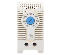Bianco Termostato Meccanico Kts011 0-60°c per Armadio Elettrico | Isolamento e Protezione, Commutazione Precisa, Controllo Regolabile, per Riscaldatori e Climatizzazione in Custodie