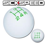 Bianco/Verde Vintage Cambio Pomello Per 5 Velocità Corto Throw Selettore UN2 Di