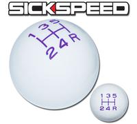 Bianco/Viola Vintage Cambio Pomello Per 5 Velocità Corto Throw Selector UN2 Kit