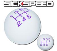 Bianco/Viola Vintage Cambio Pomello Per 6 Velocità Corto Throw Selector UN2 Kit
