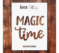 Biancoshabby® Stencil Natale RIUTILIZZABILE Made in Italy - Stencil Professional