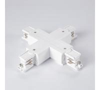 Bianemo Orbit connettore a X per sistema di binari trifase Orbit 230 V, BBE04308WH5A, Orbit [Lampade per Interni > Sistemi di binari]