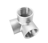 BIANMTSW 1/4in 3/8in 1/2in 3/4in 1in 1-1/4in 1-1/2in 2in BSPT Female 3 4 5 Ways Corner Cross 304 Stainless Steel Pipe Fitting Connector Water Gas(3 Ways,3/4 BSP)