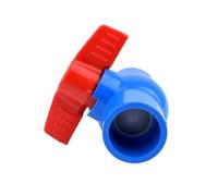 BIANMTSW 1 PCS 20~110 Mm Socket Type PVC Ball Valves Garden Irrigation Fittings Fish Tank Switch Ball Valve PVC Pipe Water Switch(Blue,75 mm)