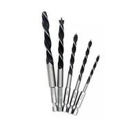 BIANMTSW 3pc 7mm y Quick Change Metal Tools 1/4" Hex Shank Wood HCS Drill Bit Set Round handle BIANMTSW