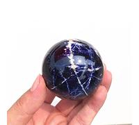 BIANMTSW Cristalli a Sfera di Quarzo Sodalite con Sfera di Pietra Naturale Blu-vena 60mm-70mm for la guarigione di Una Bellissima Pietra di Cristallo Naturale Collezioni di casa (Color : 1pc 65mm)