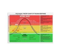 BIANMTSW Poster della scienza della sicurezza, spiegazione della teoria poligagale, diagramma informativo per terapisti, studenti, studio a casa, incorniciato, 20 x 30 cm