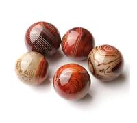BIANMTSW Sfera di Cristallo all'Ingrosso Pizzo Rosso Palline di Agata Piccole Palline di corniola 40mm-45mm for la Decorazione Regalo 1pz Collezioni di casa