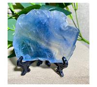 BIANMTSW Sfera Naturale Fluorite Pietra Naturale Lastra di Cristallo Gemma Verde Blu Fengshui Souvenir for la Decorazione Domestica Accessori 1pz 85g-100g Collezioni di casa