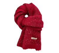 BIANRUN Sciarpa Donna Sciarpa per Lana da Donna - Sciarpa A Maglia da Donna Invernale da Donna Abbinata Invernale, Scialle Morbido E Spesso, Regalo per Le Donne-Rosso