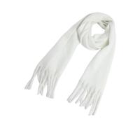 BIANRUN Sciarpa Donna Sciarpe da Donna, Scialli E Sciarpe Spesse, Grandi Sciarpe per Donne, Coperte Invernali, Regali per Sciarpe da Donna-Bianco