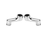 BiaoTeng Accessori Per Miscelatore Bagno,Raccordo A Gomito Ottone,Connettore Eccentrico Rubinetto,Raccordo Eccentrico CromatoCromato A