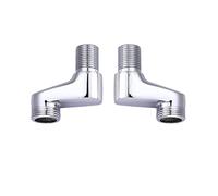 BiaoTeng Adattatore 3/4 1/2 Rubinetto,Riduzione 3/4 1/2 Ottone,Raccordo Eccentrico 1/2 3/4,Raccordo Eccentrico Wc,Eccentrico Rubinetto Doccia,Cromato A