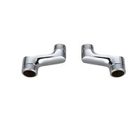 BiaoTeng Adattatore Rubinetto Bagno,Braccio Oscillante Regolabile,Riduzione 3/4 1/2 Ottone,Riduzione 3/4 X 1/2 Ottone,Raccordo Eccentrico Cromato,Cromato B