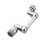 BiaoTeng Aeratore Rubinetto Bidet,Aeratore Rubinetto Bagno Ottone,Rubinetto Girevole Universale 1080,Doppia Modalità,Prolunga Rubinetto Cucina Ottone