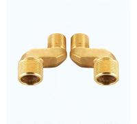 BiaoTeng Eccentrico Miscelatore Doccia Ottone, 2 Adattatori 1/2 X 3/4 Raccordo Eccentrico per Rubinetto 54 mm