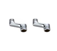 BiaoTeng Eccentrico Rubinetto Doccia a parete Raccordo Eccentrico Rubinetto Ottone 2 Pezzi Riduttore Da 3/4 A 1/2 Eccentrico Per Miscelatore, A