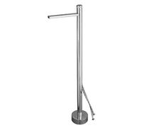 BiaoTeng Miscelatore a Terra Vasca da Bagno Attacco a Parete Caldo e Freddo Rubinetto Vasca da Bagno Freestanding Miscelatore Vasca da Bagno Piantana Cromo