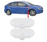 BIAREN 2 x indicatore laterale ripetitore luce luce lente trasparente per Ford Fiesta Fusion Focus Mk2 C-Max Focus C-Max 4M5A13K309AA 1336185