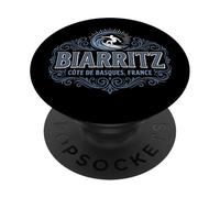 Biarritz Côte des Basques, Francia, Surf, Ornato per il buio PopSockets PopGrip Adesivo