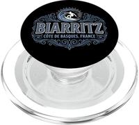 Biarritz Côte des Basques, Francia, Surf, Ornato per il buio PopSockets PopGrip per MagSafe