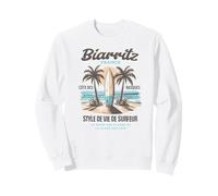 Biarritz Francia La Costa Basca Surfer Lifestyle Felpa
