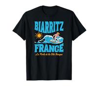 Biarritz Francia la Perla della Costa Basca Maglietta
