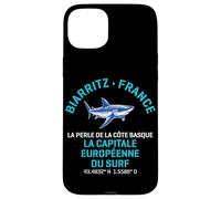 Biarritz Francia Shortfin Mako Shark Custodia per iPhone 15 Plus