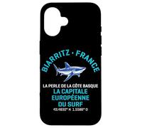 Biarritz Francia Shortfin Mako Shark Custodia per iPhone 16
