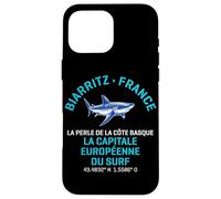 Biarritz Francia Shortfin Mako Shark Custodia per iPhone 16 Pro Max