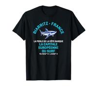 Biarritz Francia Shortfin Mako Shark Maglietta