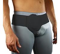 Bias&Belief Cinto Ernia Inguinale Uomo Regolabile Cintura per Ernia Inguinale da Uomo Lato Sinistro O Destro Supporto Ernia Inguinale Maschile Post Operatorio,1Pcs Black