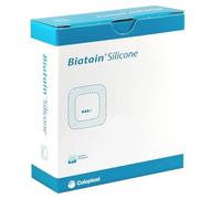 MEDICAZIONE BIATAIN IN SCHIUMA DI POLIURETANO CON BORDO ADESIVO IN SILICONE 12,5X12,5 CM 10 PEZZI