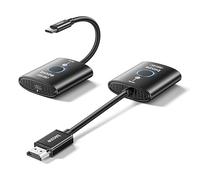 biaze Trasmettitore e ricevitore wireless HDMI, senza connessione WiFi, Required.TX is USB C.No Driver Installation Required,2.4/5.8GH per 1080P Wireless Video da laptop, fotocamera, PC a monitor/TV