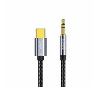Biaze Y96 - Cavo USB C a jack audio AUX da 3,5 mm, adattatore da USB C a Aux con DAC integrato, suono ad alta risoluzione 48 kHz/16 bit, Plug & Play per cuffie, altoparlanti, autoradio 0,5 m