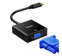 biaze ZH55 Adattatore da USB C a VGA, convertitore da tipo C 3.1 a VGA, compatibile con iPhone 15 Plus Pro Max, MacBook Air 2022, iPad, iMac, Samsung Galaxy Tab, Dell XPS, Surface