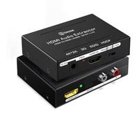 Biaze ZH93 4K HDMI Audio Extractor Converter, HDMI Audio Splitter Adapter + Optical Toslink SPDIF Digital Audio + L/R Stereo Audio Compatible with Fire Stick Blu-Ray Player TV Box