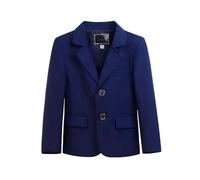 BIazer Bambini Ragazzi Giacca da SMOKlNG Slim Fit Tuxedo da Battesimo Vestito da Cerimonia Nuziale Jacket Bavero Classica Cappotti Abito Formale Elegante Abito da Ragazzo Elegante (F, 10-11 Years)