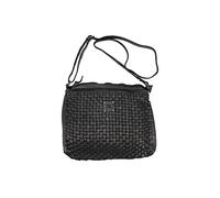 BIBA Borsa da Donna in Vera Pelle, Borsa a Tracolla Heritage Kansas KA2, Tracolla Lunga, Chiusura con Cerniera, Pelle Bovina Legittima, Colore Nero