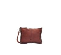 BIBA Borsa da Donna in Vera Pelle, Borsa a Tracolla Heritage Portland POR2L, Tracolla Lunga, Chiusura con Cerniera, Pelle di Capra Legittima, Colore Cuoio