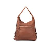 BIBA | Borsa da Donna in Vera Pelle, Zaino Leather Orleans OR1LO, Tracolla Lunga, Chiusura con Cerniera, Pelle Bovina Legittima, Colore Cuoio